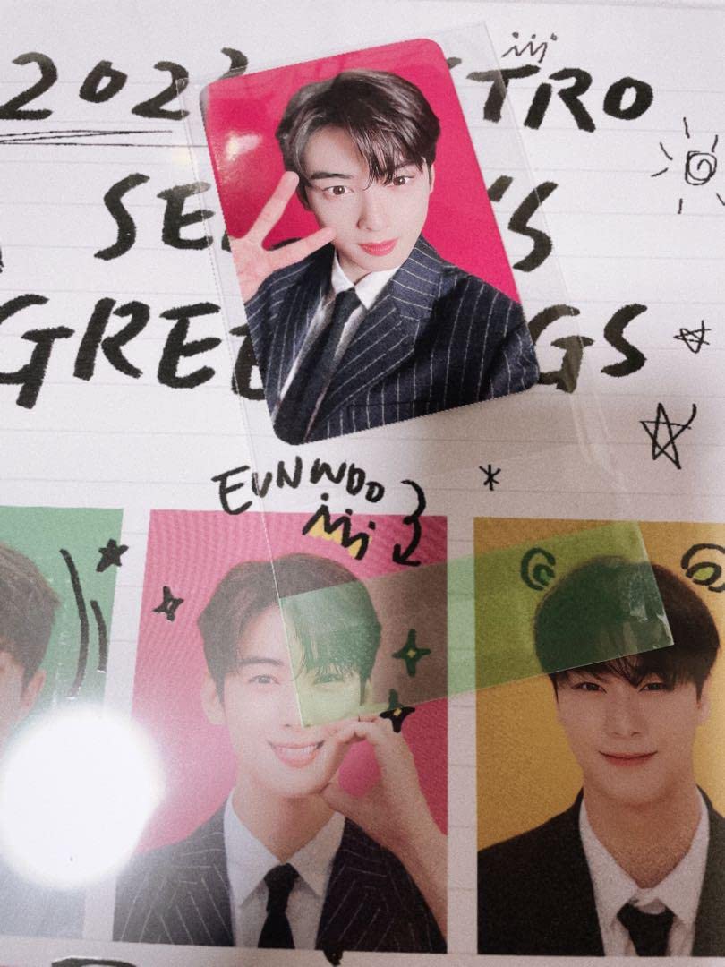 ASTRO チャウヌ 直筆 サイン トレカ after midnight